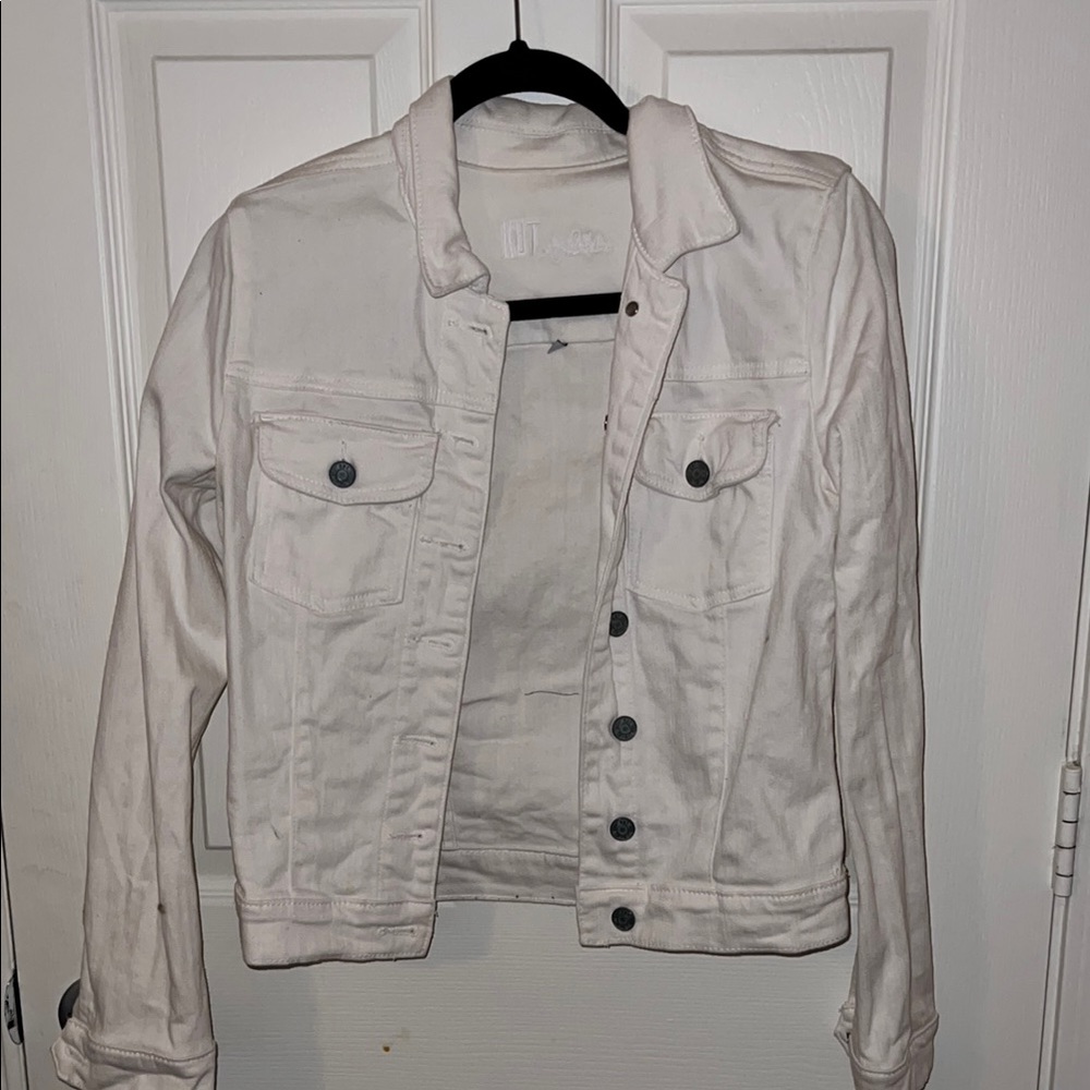 Women's White Denim Jacket